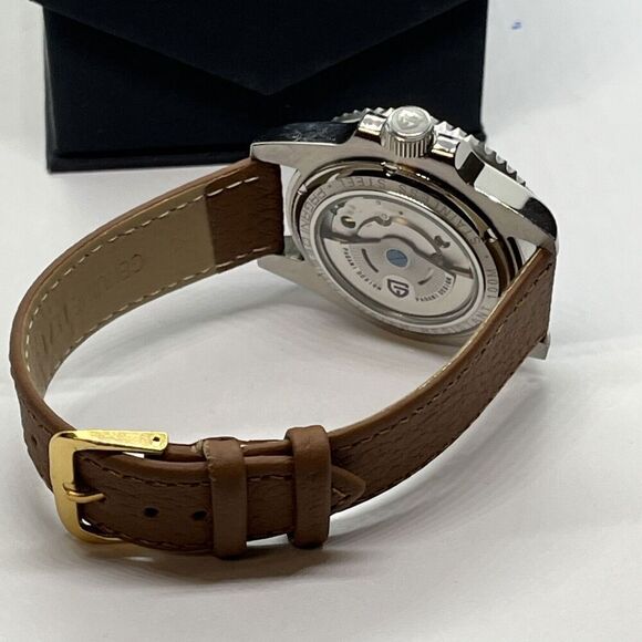 Pagani Design PD-1662 Men\'s Brown Leather Analog Dial Quartz Wrist Watch JMB52 main image 12